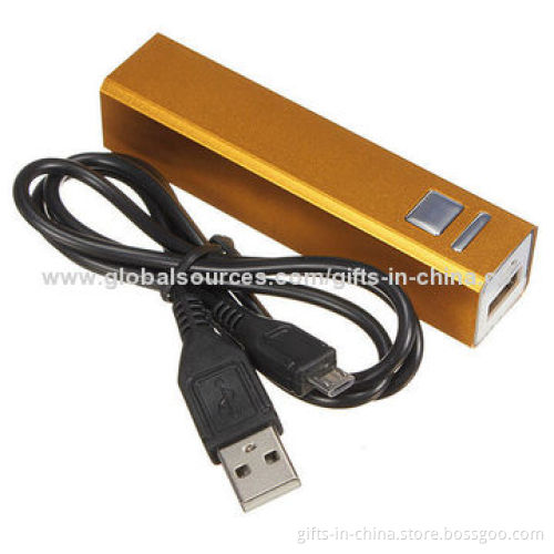 Power Bank for iPhone, CE Mark and 2,600mAh Capacity, 5.0V, 1A